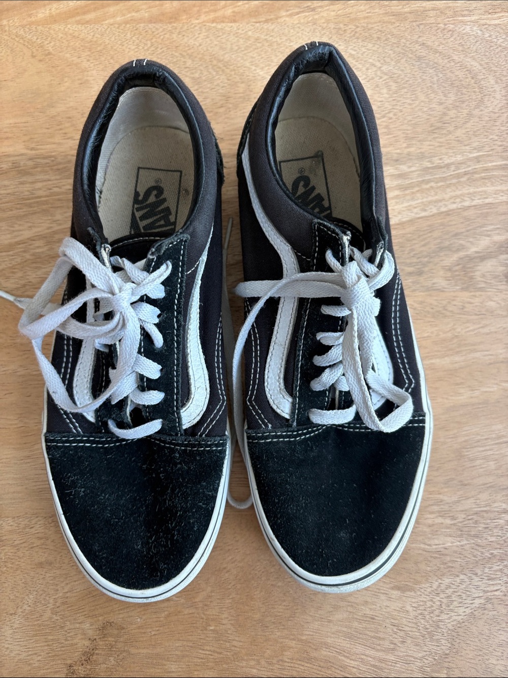 Vans Black & White Classic Low-Top Sneakers